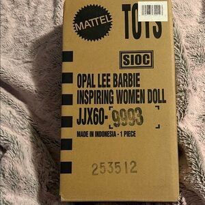 Mattel Inspiring Women Doll Box